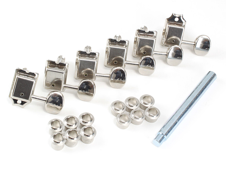 ゴトー ビンテージ リバースメタルノブペグ 6連 ニッケル GOTOH SD91