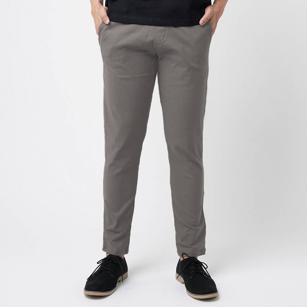 ドライレーヨン混ストレッチパンツ（テーパード） BDN05K :メンズ