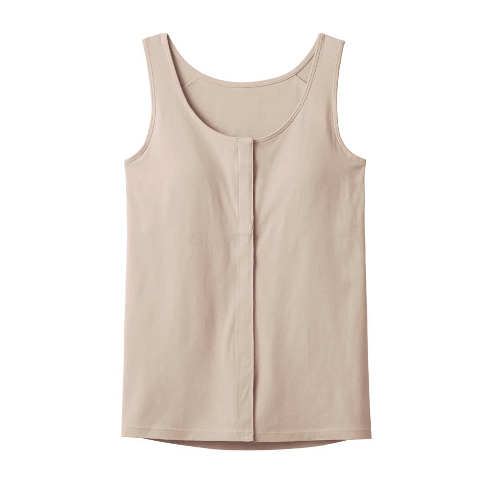 前開き】 タンクトップ（パッド付） CI4058N :レディース トップス