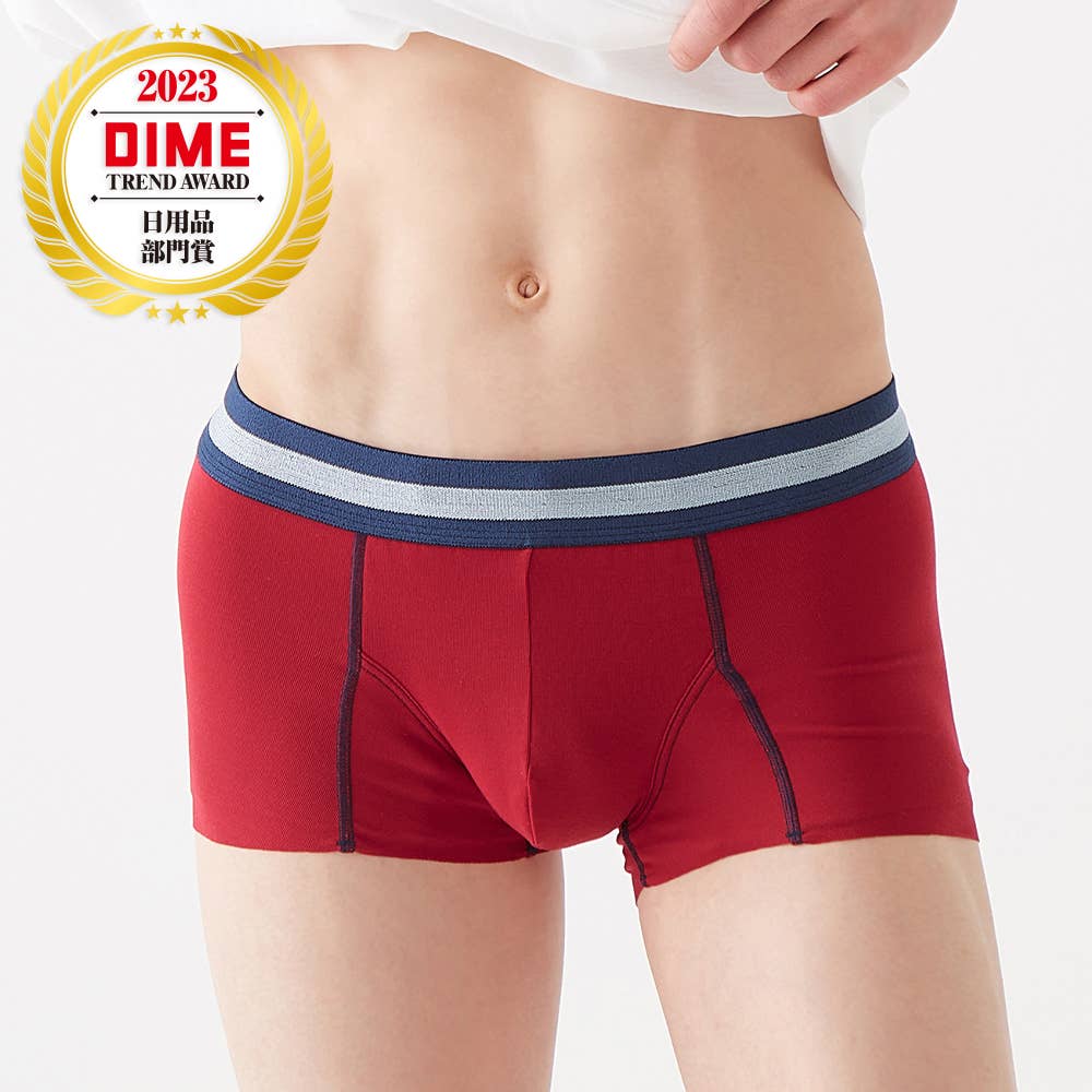 イケオジパンツ(尿じみ対応)】ボクサーパンツ（前とじ） NE7083A