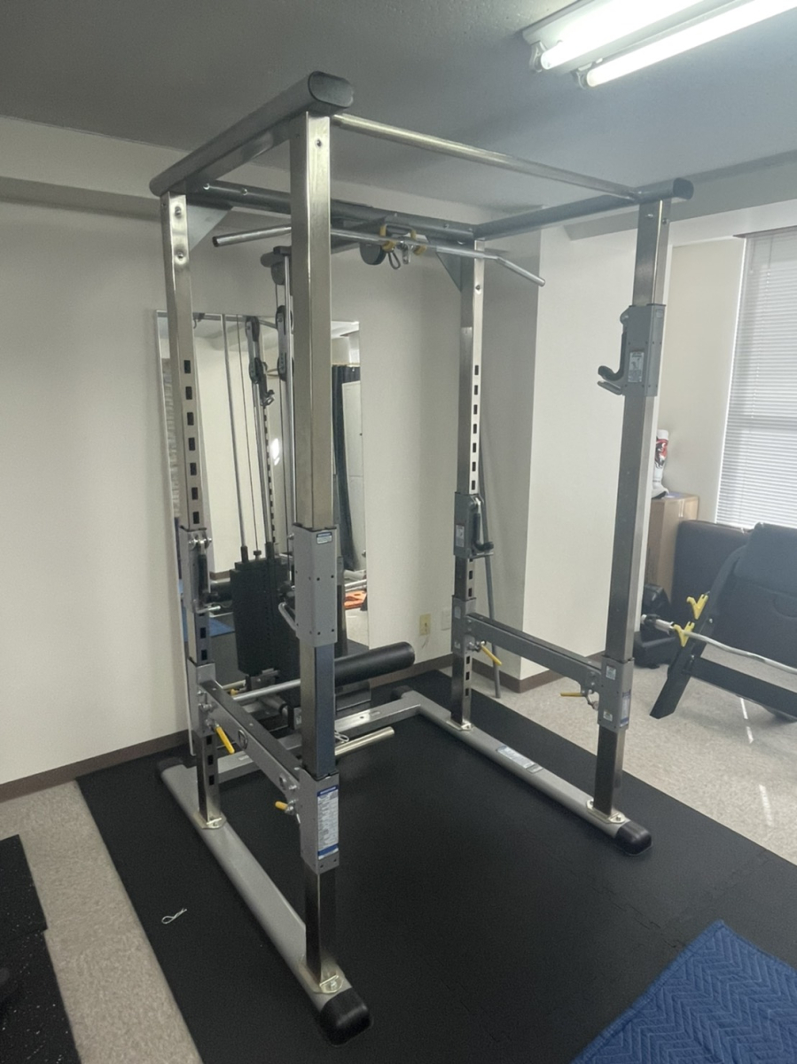 パワーラック/ロープーリーアタッチメント付き（中古）（タフスタッフ