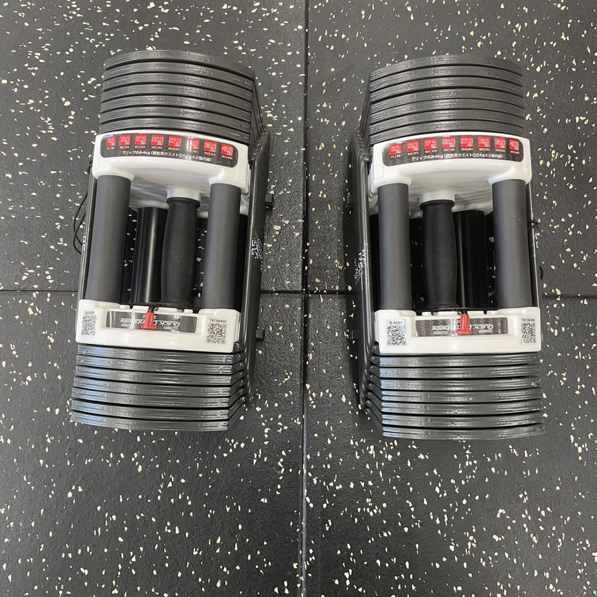 可変式クイックダンベル 片方最大40.5kg (中古)（フィールドア）-ジム