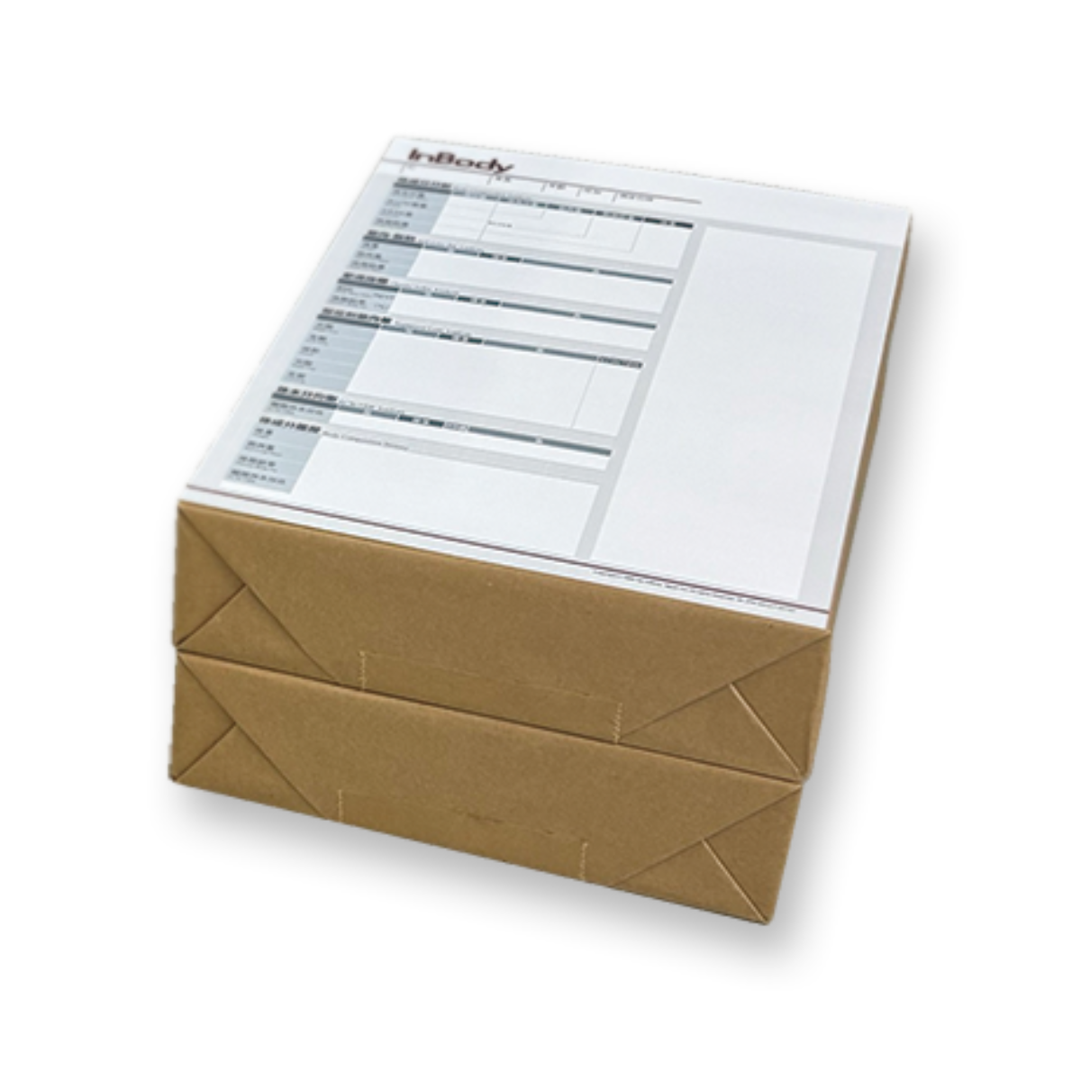 専用結果用紙1箱(1000枚)（InBody(インボディ )）-ジムガレージ