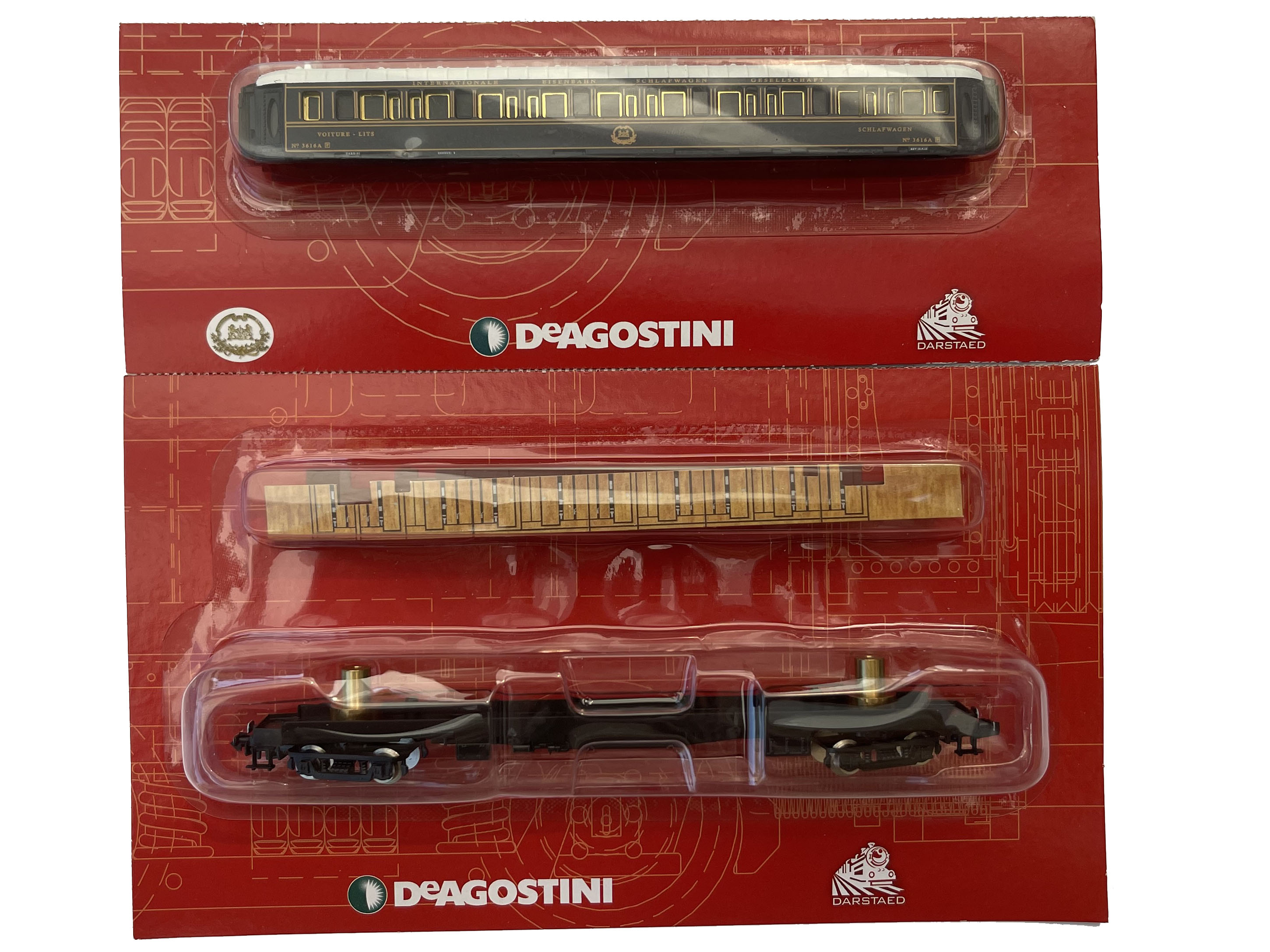 DeAgostini 001: CIWL No 3616A sleeper car kit 1:160