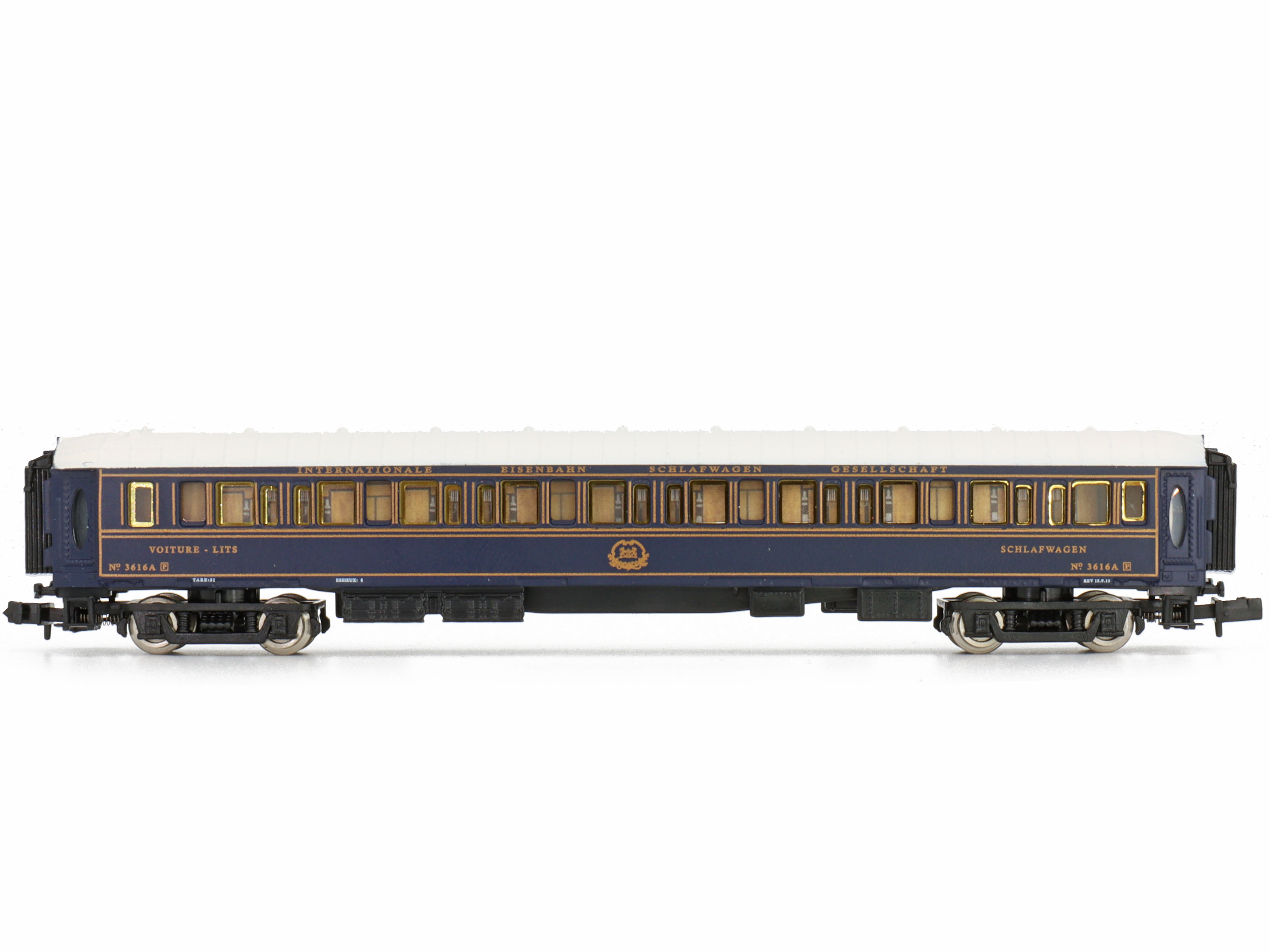DeAgostini 001: CIWL No 3616A sleeper car kit 1:160