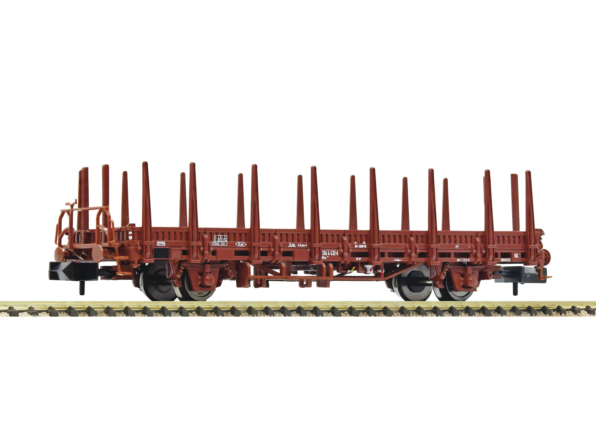 Fleischmann 825740: Freight wagon plug-in stake wagon DB Ep.IV 1:160