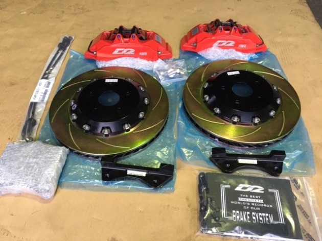 チェイサー JZX100 D2 JAPAN 8POT ブレーキキャリパーキット 取り付け