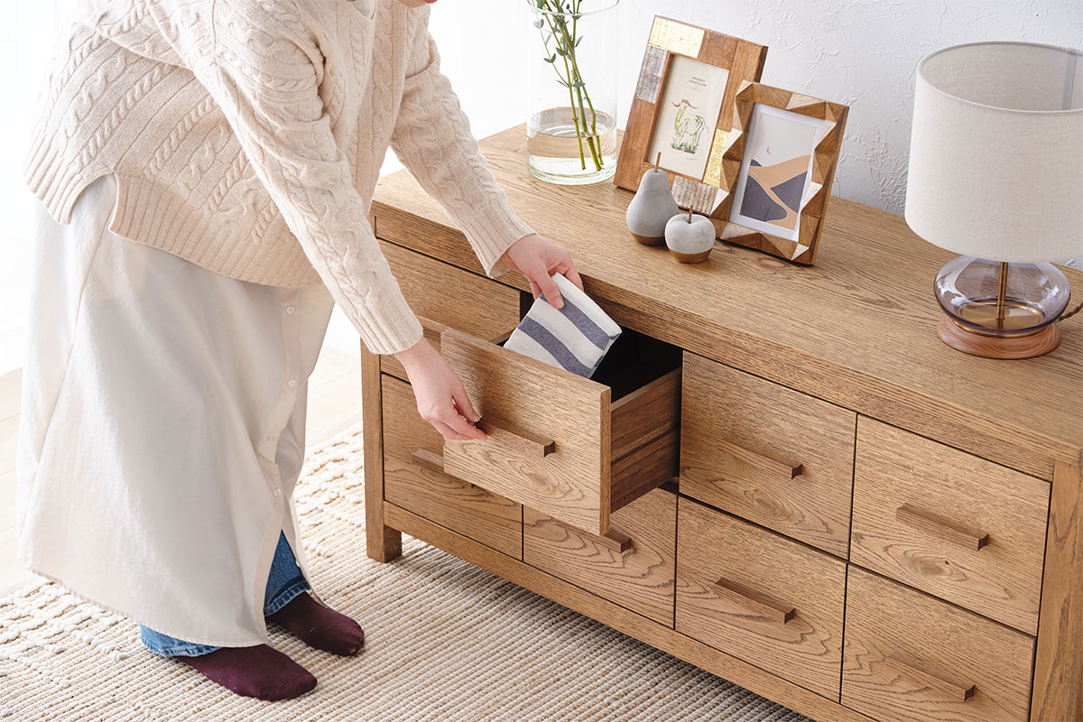 RADY（レディ）チェスト｜幅60cm｜オーク材｜ダブルデイ