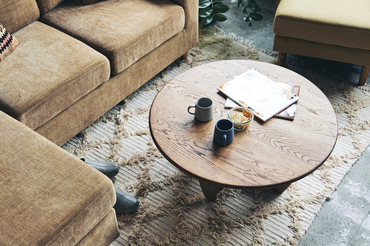 ラウンド型こたつテーブル｜MACKEY（マッキー）コーヒーテーブル