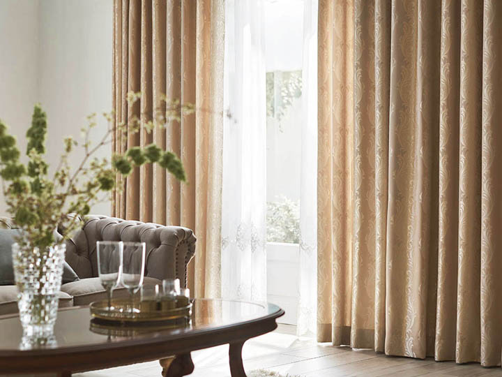 和モダン オーダーカーテン 縦205センチ