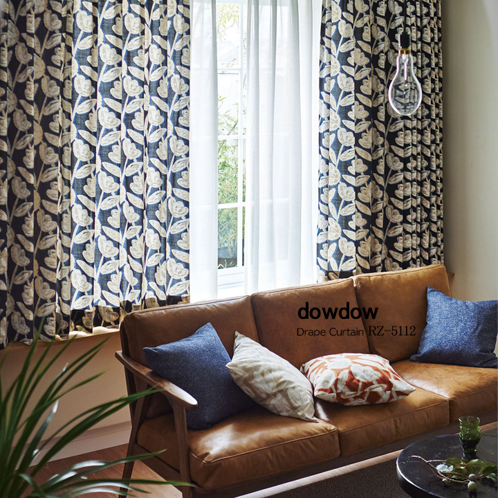 Morris & Co. 花柄ドレープカーテン ウィリアムモリス ドレープ