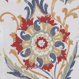 エスニック・ビンテージ】オールド・ペイズリー柄のドレープカーテン