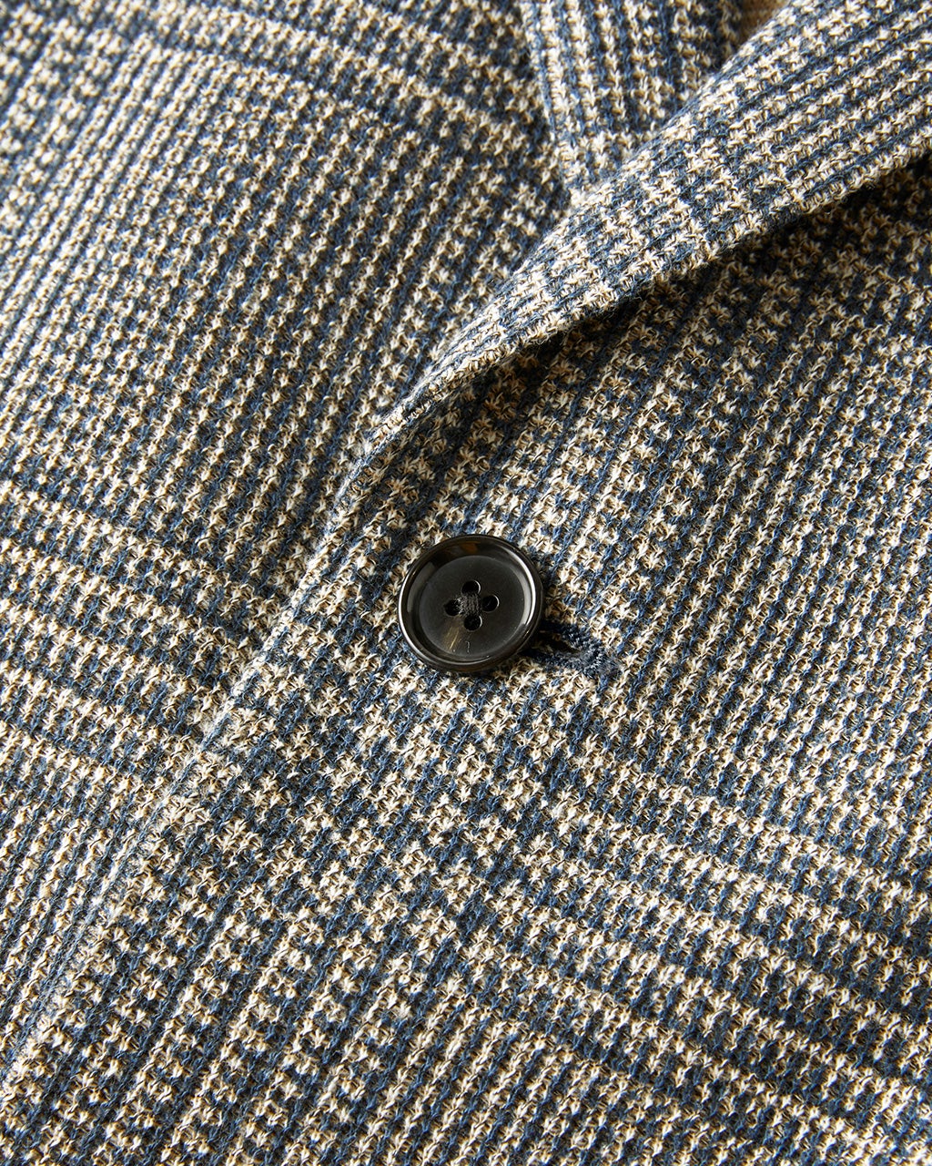 LANIFICIOローマ・ブルーチェックジャケット/DoCLASSE