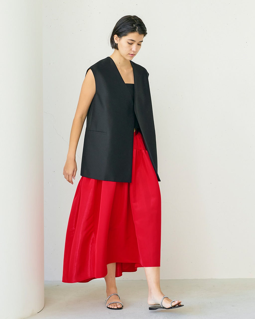 トリアセグログラン・フレアスカート/DoCLASSE