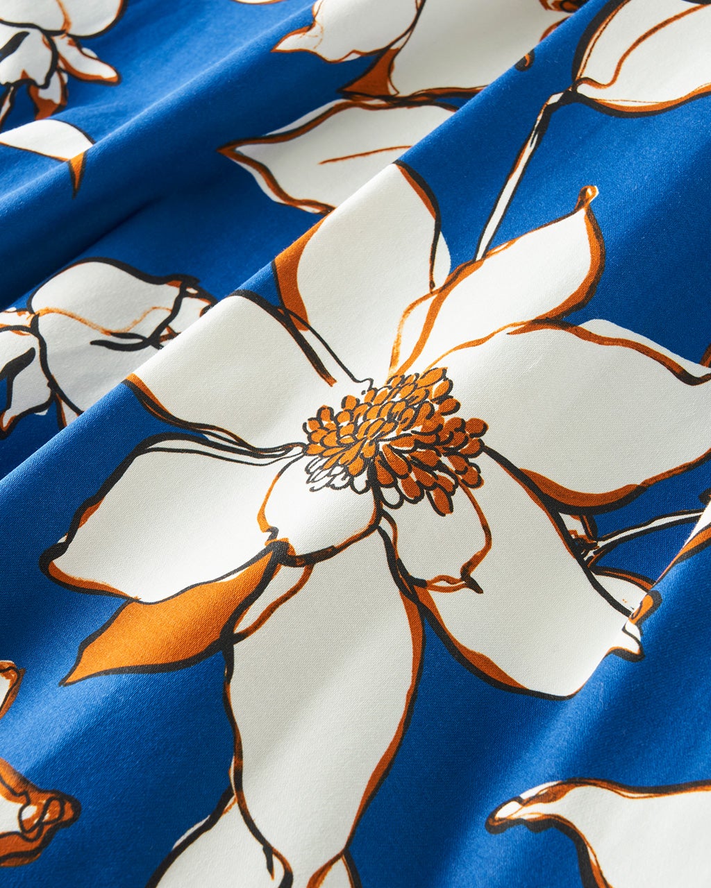 ボタニカルフラワー・タックフレアスカート/DoCLASSE