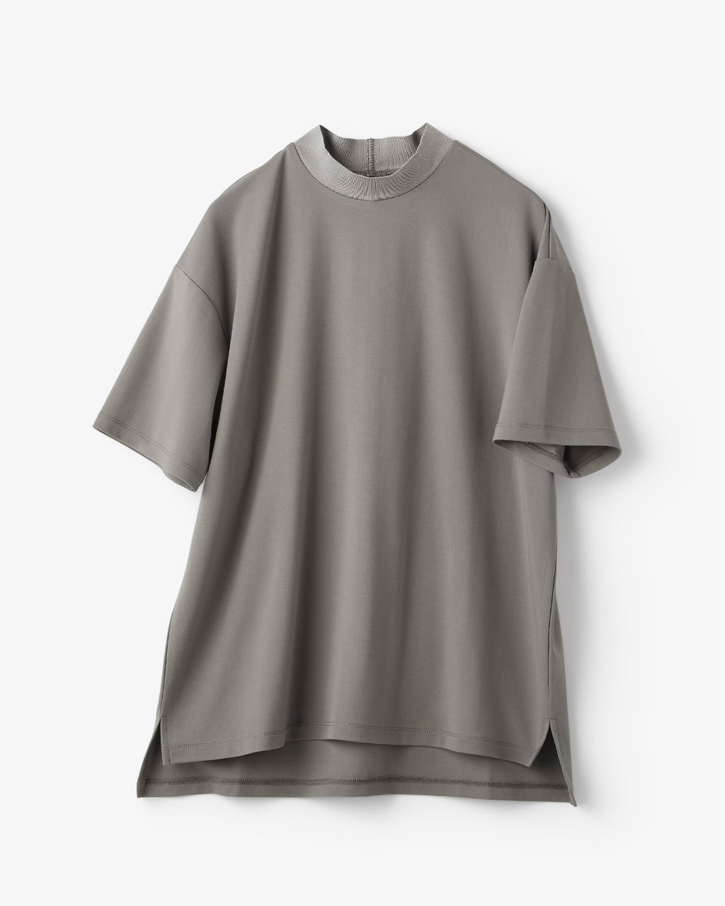 シルキーポンチ・リブモックネックT/DoCLASSE