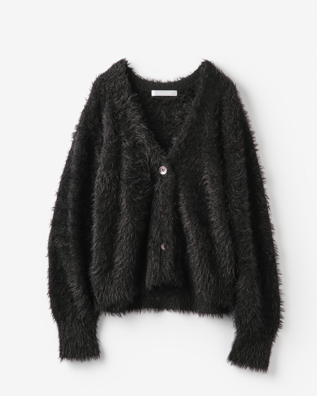 スパークルファーニット・Vネックカーディガン/DoCLASSE