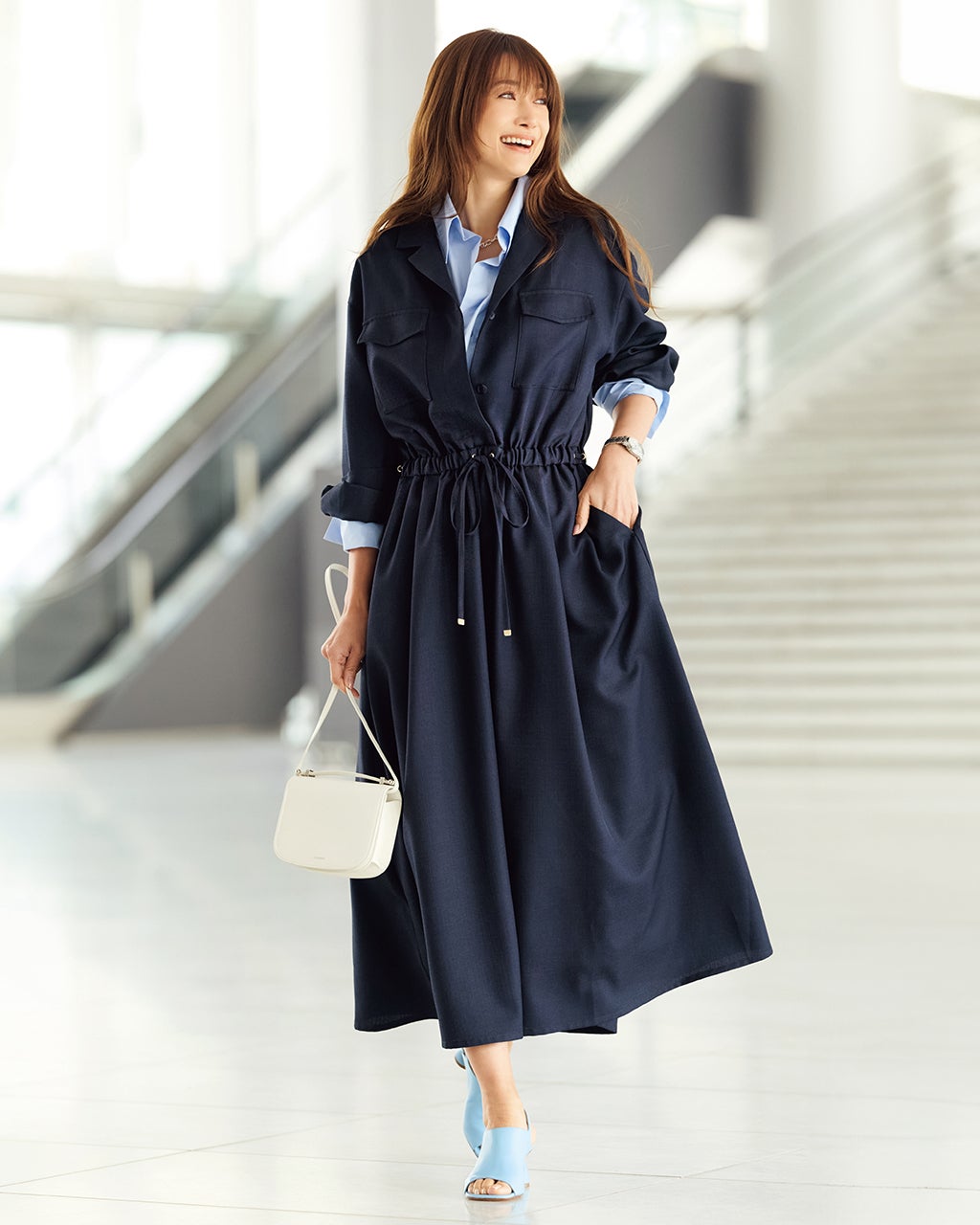 ワンピース（ネイビー）一覧/40代50代からのファッション通販 DoCLASSE