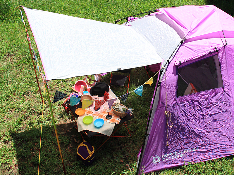DOPPELGANGER OUTDOOR テント 紫 DOPPELGANGER OUTDOOR テント 紫