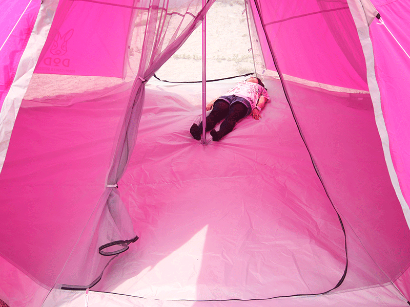 廃盤品 DOD T8-200 パープル ビックワンポールテント キャンプ 楽天