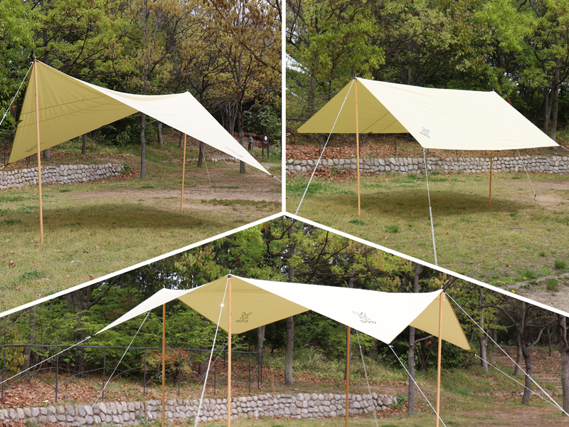 美品DOD TOGETHER タープ ベージュ 美品DOD TOGETHER タープ ベージュ