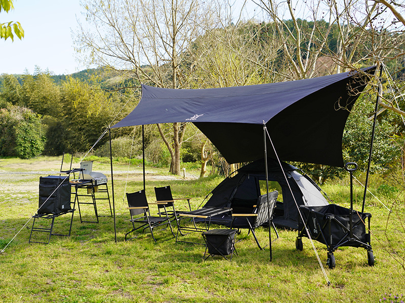 販売終了】ヘーキサタープ（ブラック） TT5-582-BK - DOD（ディーオー