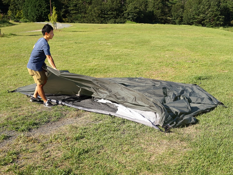 ヤドカリテント（カーキグレー） T6-662-GY - DOD（ディーオーディー