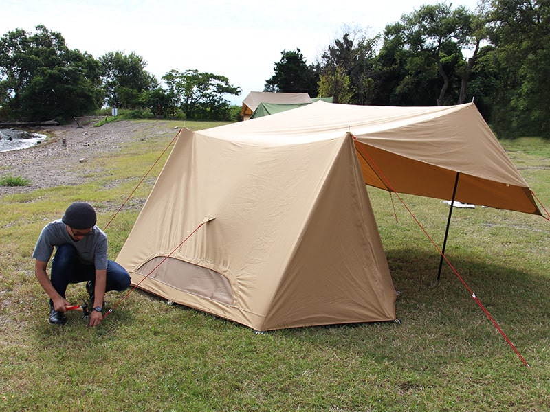 パップフーテント2（タン）PUP-LIKE 2 パップフーテント2 タン DOD PUP