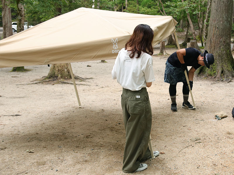 販売終了】TCワンタッチタープM（カーキ） TT5-676-KH - DOD