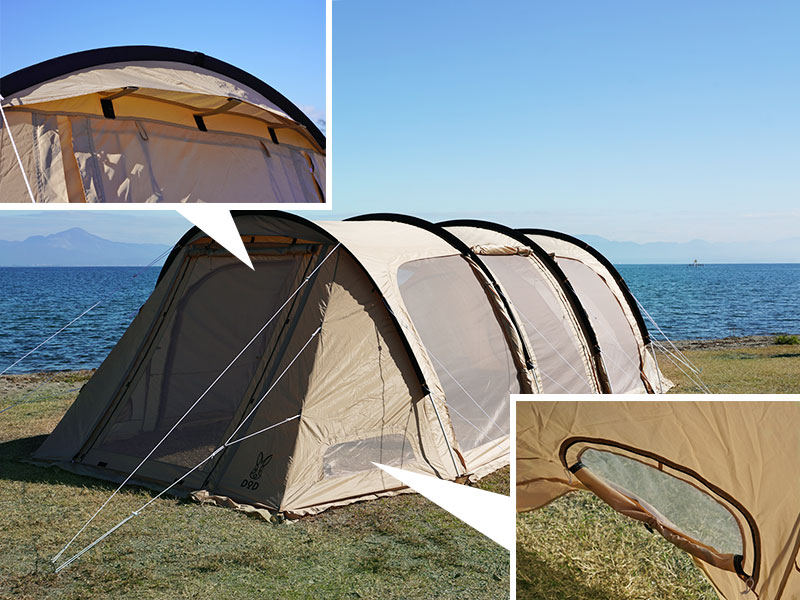 カマボコテント3L（タン） T7-690-TN - DOD（ディーオーディー）【公式