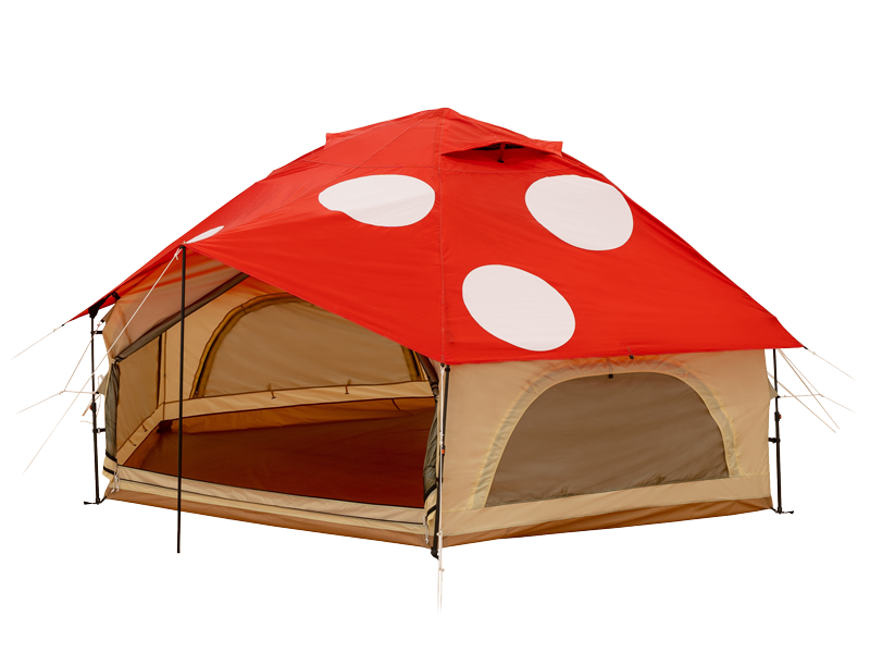 でかキノコテント - DOD（ディーオーディー）【公式ブランドサイト】