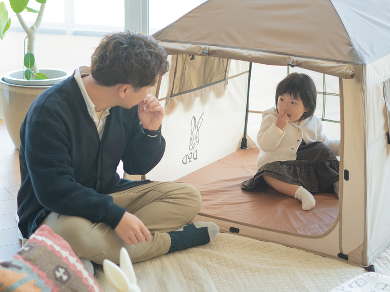 おうちテントベビー T1-130-BR - DOD（ディーオーディー）【公式