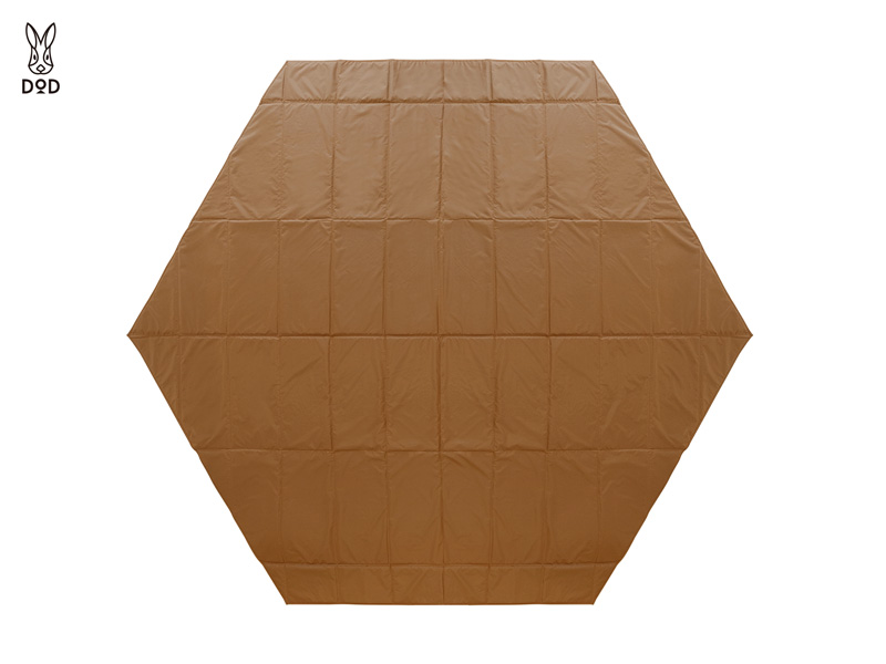 でかキノコテント用マット（ブラウン） MA6-160-BR - DOD（ディーオー