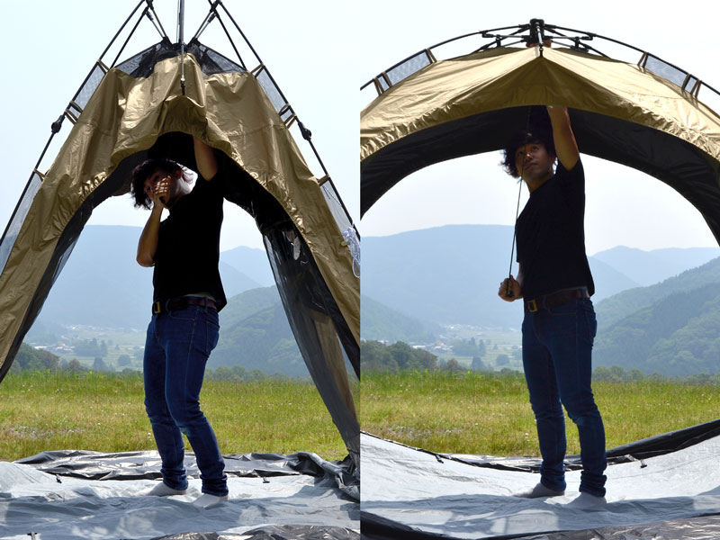 DOD わが家のシェード ワンタッチテント キャンプ ディーオーディー