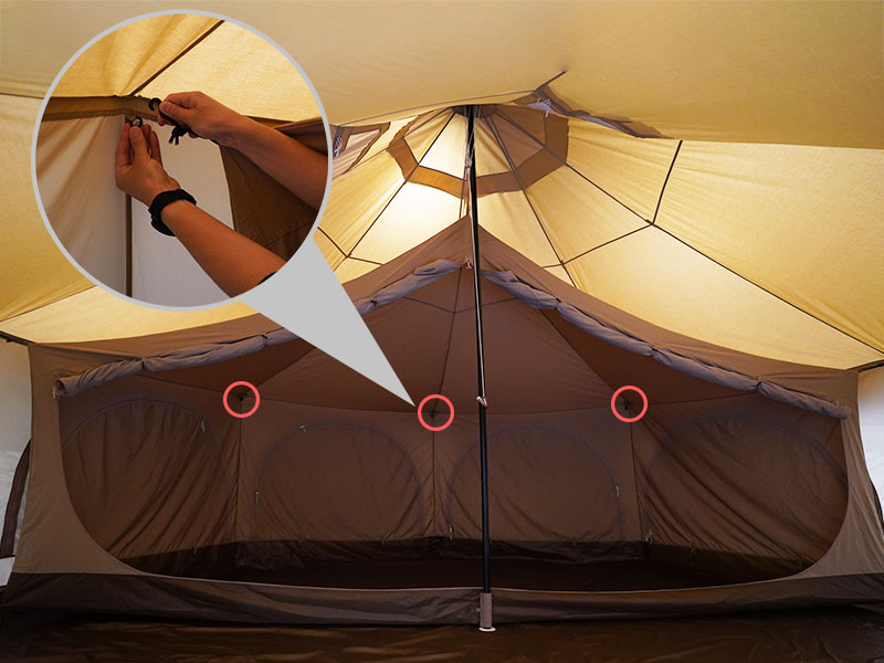 タケノコテント2用インナーテント 新品未使用 タケノコテント用