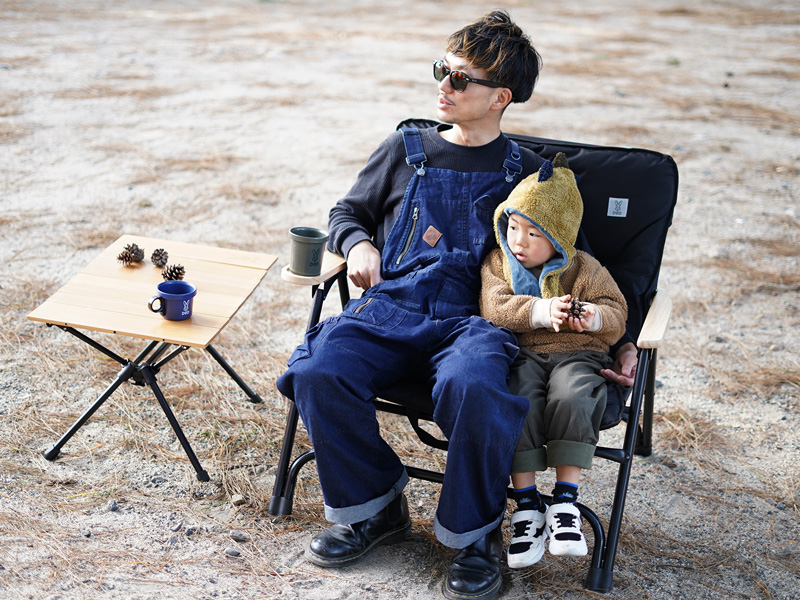 販売終了】オヤコチェア（ブラック） C1-833-BK - DOD（ディーオー