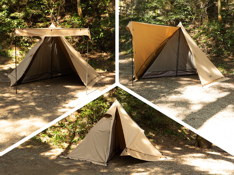 ムシャテント（タン） T1-819-TN - DOD（ディーオーディー）【公式