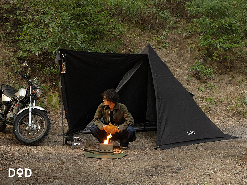 ムシャテント（ブラック） T1-819-BK - DOD（ディーオーディー）【公式