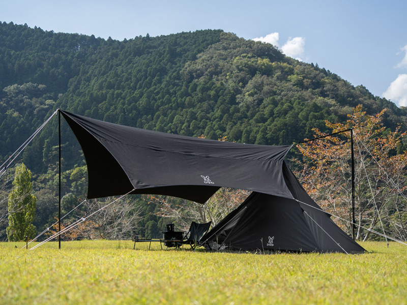 いつかのタープTC（ブラック） TT5-919-BK - DOD（ディーオーディー