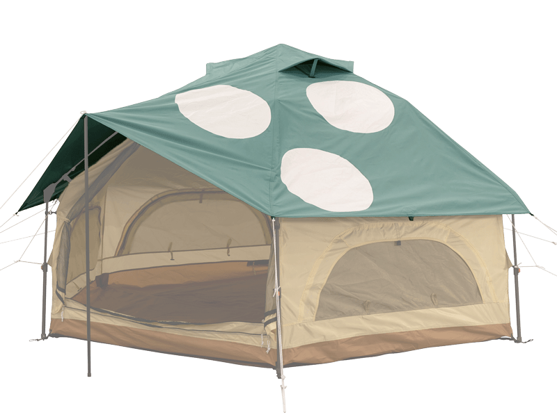 キノコテント用フライシート（ブルー×ホワイト） TF4-792-LW - DOD