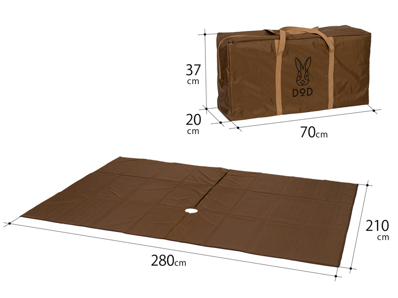 DOD スリーピングマット ブラウン 210cm 2個セット 2025年最新】DoD
