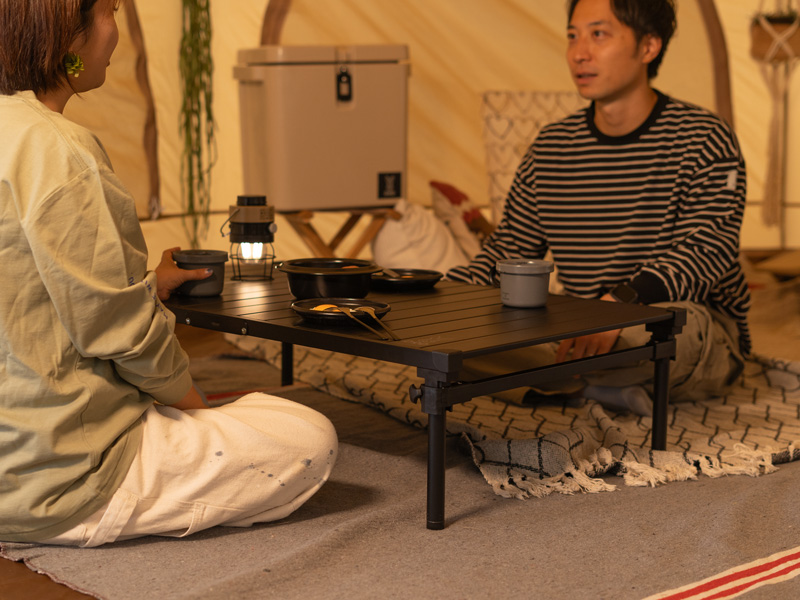 ナニゲニーテーブルL TB6-017-BK - DOD（ディーオーディー）【公式