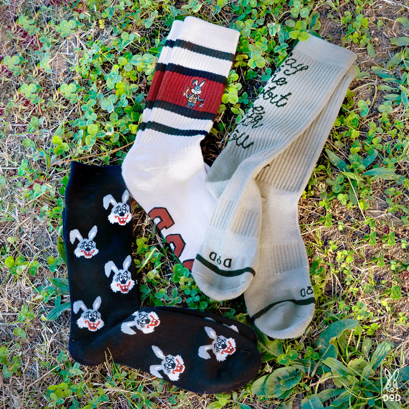 ウサギソックスサンソクセット（CHICシリーズ/POPシリーズ）SH064-BK