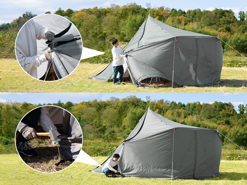 ヤドカリウォール（タン） TF6-047-TN - DOD（ディーオーディー