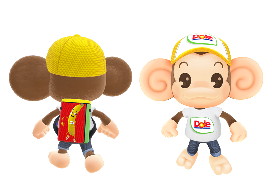 スーパーモンキーボール Dole ぬいぐるみ 激レア 当時物 希少 レトロ