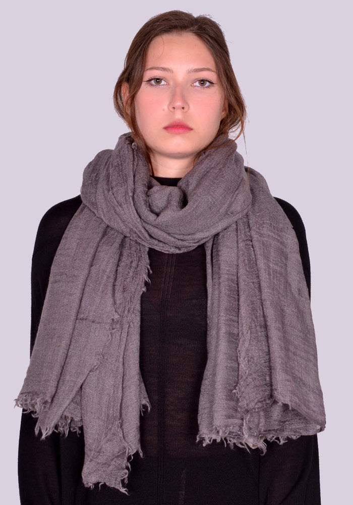 RICK OWENS RP02D3460 34 FOLLO SCARF DUST FW24 | DOSHABURI Online Shop