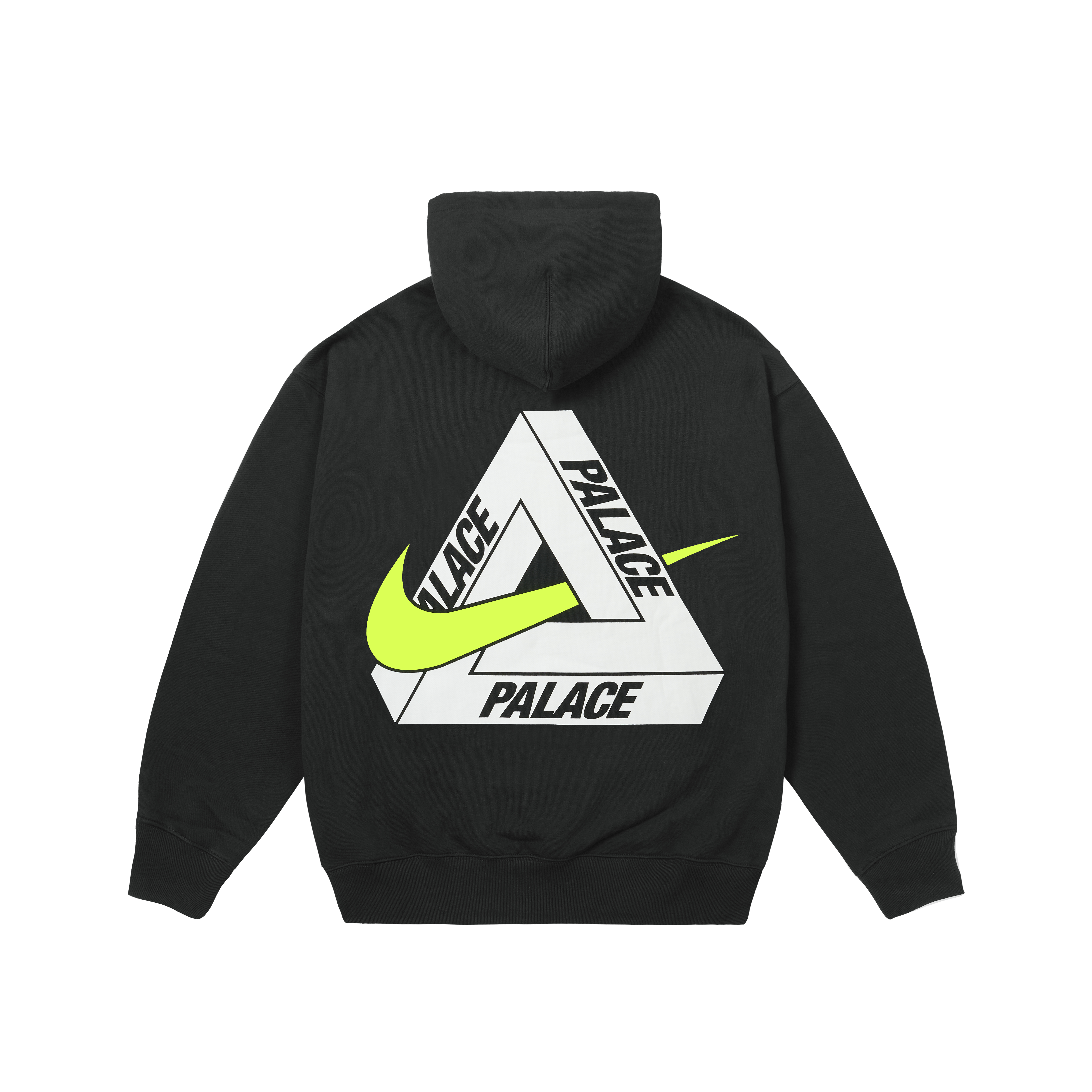 PALACE NIKE TRI SWOOSH HOOD BLACK | PALACE SKATEBOARDS