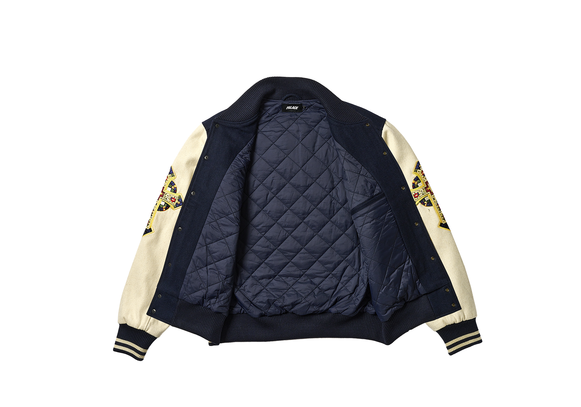 PALACE SAINTS VARSITY JACKET | PALACE SKATEBOARDS