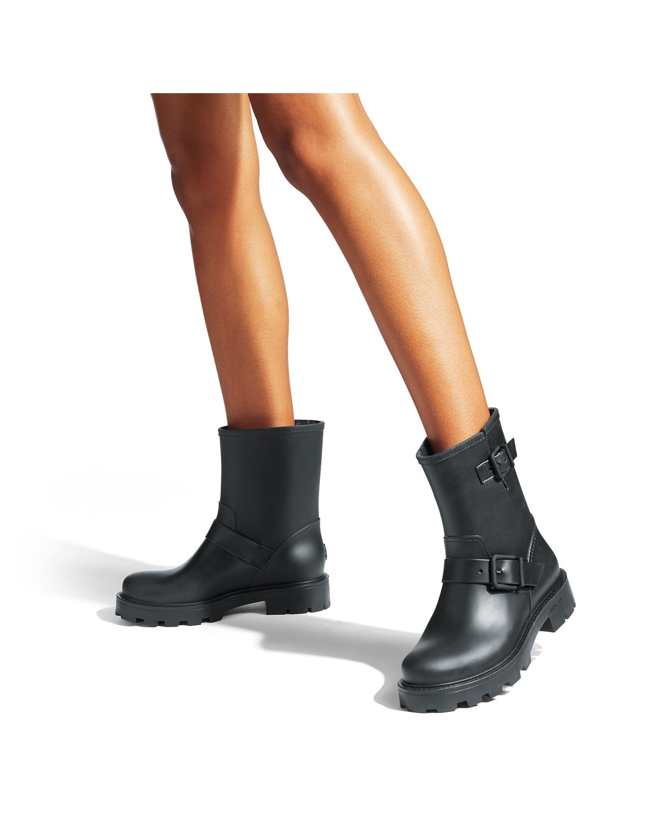 Jimmy Choo Yael Flat Rubber Boot | David Jones