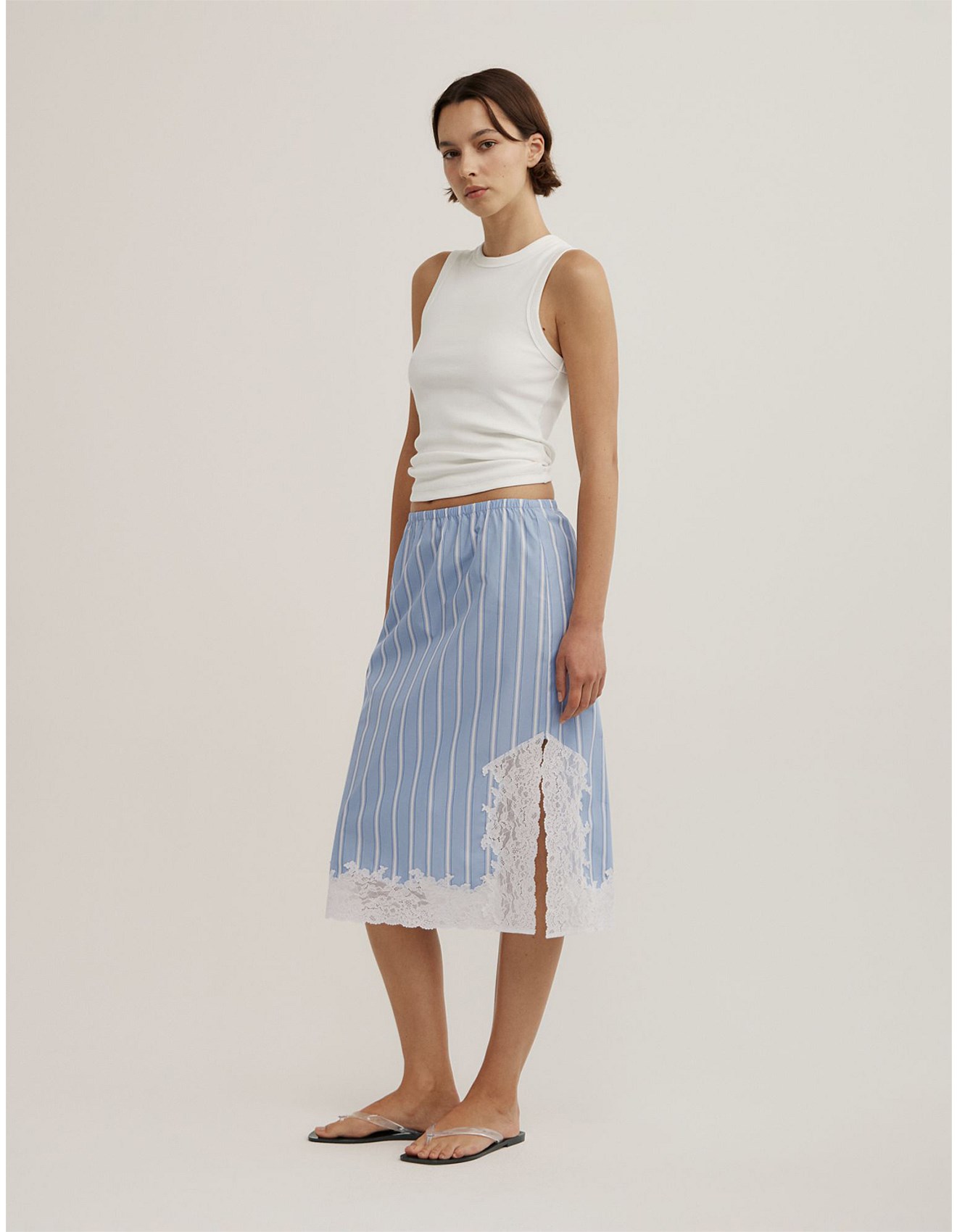 Witchery Lace Trim Skirt | David Jones